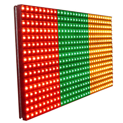 สินค้า ป้ายไฟวิ่ง led moving sign rgy red green yellow